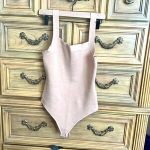 A&F Neutral Knit Bodysuit